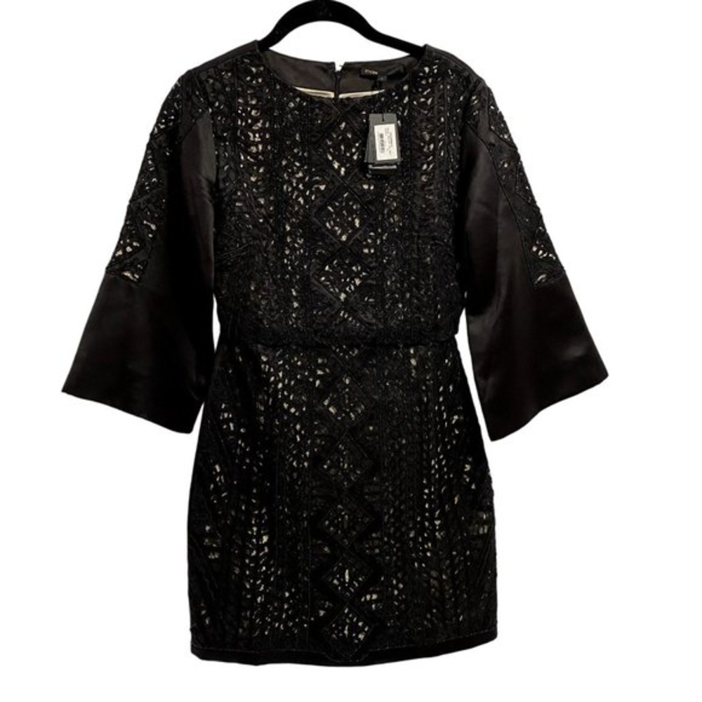 Maje 1 Rebecca‎ Embellished Satin Mini Dress NWT Maje Size 1 (US 2)